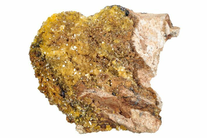 Golden Translucent Mimetite Crystal Cluster - Thailand #266338